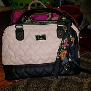BETSEY JOHNSON handbag w/ shoulder strap